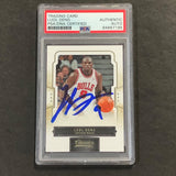 2009-10 Panini Classics #35 Luol Deng Signed Card AUTO PSA Slabbed Bulls