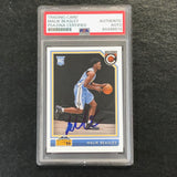 2016-17 Panini Complete #223 Malik Beasley Signed Card AUTO PSA/DNA Slabbed RC Nuggets