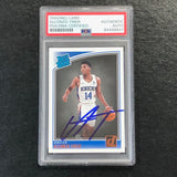 2018-19 Donruss Rated Rookie #175 Allonzo Trier Signed Card AUTO PSA Slabbed RC Knicks