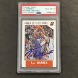 2015-16 NBA HOOPS #80 TJ WARREN Signed Card AUTO PSA Slabbed Suns