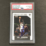 2015-16 Panini Hoops #173 Joe Johnson Signed Card Auto 10 PSA Slabbed Nets