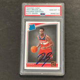 2018-19 Panini Optic #192 TROY BROWN JR. Signed Card AUTO GRADE 10 PSA RC Rookie Slabbed Wizards