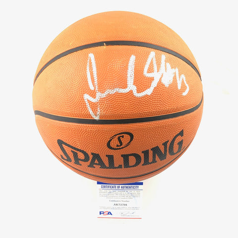 TARI EASON signed Basketball PSA/DNA Autographed LSU