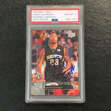 2009-10 Upper Deck Star Rookies #219 James Johnson Signed Card AUTO 10 PSA/DNA Slabbed RC Wake Forest