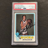 1974 Basketball Card #123 Jon McGlocklin Signed Card AUTO PSA/DNA Slabbed Bucks