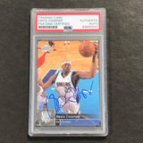 2009-10 Upper Deck Basketball #39 ERICK DAMPIER Signed Card AUTO PSA Slabbed Dallas Mavericks