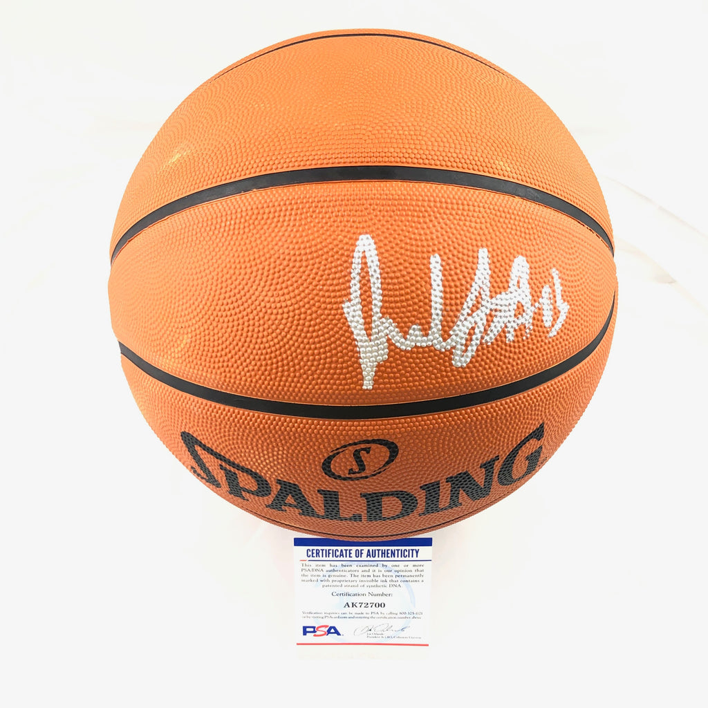 TARI EASON signed Basketball PSA/DNA Autographed LSU – Golden