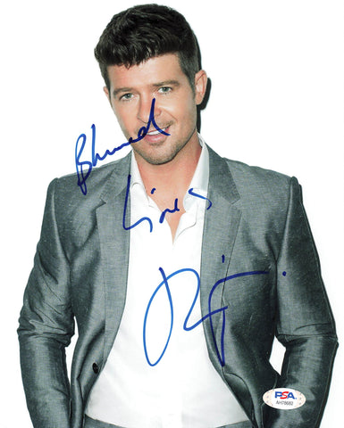Robin Thicke signed 8x10 photo PSA/DNA Autographed