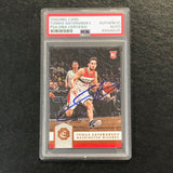 2016-17 Panini Excalibur #178 Tomas Satoransky Signed Card AUTO PSA Slabbed RC Wizards