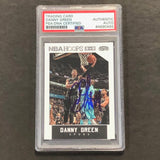 2015-16 NBA Hoops #247 Danny Green Signed Card AUTO PSA Slabbed San Antonio Spurs