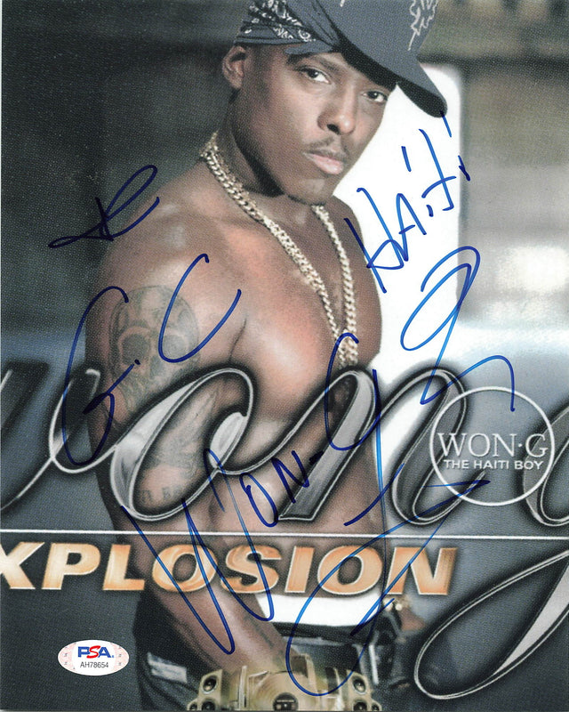Won-G Bruny signed 8x10 photo PSA/DNA Autographed Rapper