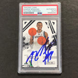 2009-10 Panini Rookies and Stars #52 Ramon Sessions Signed AUTO PSA Slabbed Timberwolves