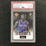 2013 PANINI HRX #22 Tim Hardaway Jr. Signed Card AUTO PSA Slabbed RC Knicks