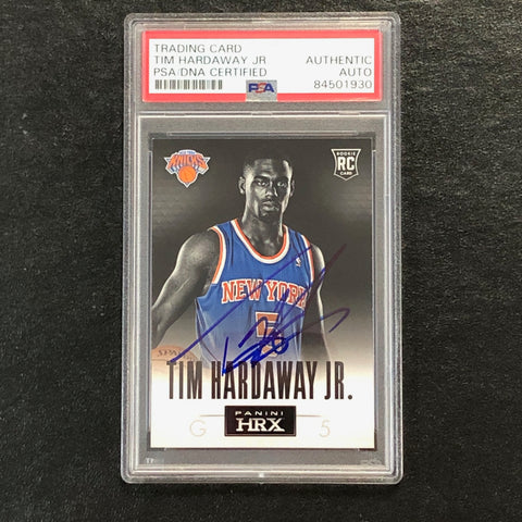 2013 PANINI HRX #22 Tim Hardaway Jr. Signed Card AUTO PSA Slabbed RC Knicks