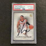 2012-13 SP Authentic #28 Jared Cunningham Signed Card AUTO PSA Slabbed Beavers