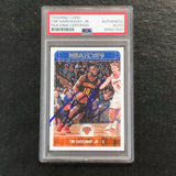 2017-18 NBA Hoops #60 Tim Hardaway Jr. Signed Card AUTO PSA Slabbed Knicks