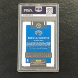 2017-18 Donruss Optic #108 Nikola Vucevic Signed Card AUTO PSA Slabbed Magic