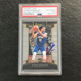 2018-19 Panini Select #27 JEROME ROBINSON Signed Card AUTO PSA Slabbed RC Clippers