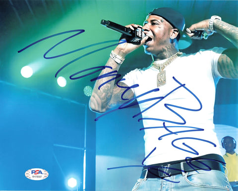 Moneybagg Yo Demario White Jr. signed 8x10 photo PSA/DNA Autographed