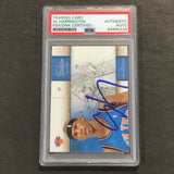 2009-10 Panini Studio #95 Al Harrington Signed Card AUTO PSA Slabbed Knicks