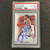 2008-09 Upper Deck Basketball #32 Devin Harris Signed Card AUTO PSA Slabbed Nets