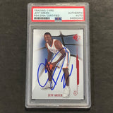 2008-09 Upper Deck Basketball #5 Jeff Green Signed Card AUTO PSA/DNA Slabbed Thunder