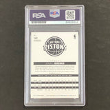 2013-14 NBA Hoops #149 Jonas Jerebko Signed Card AUTO 10 PSA Slabbed Pistons