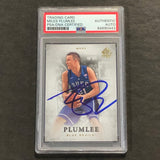 2012-13 SP Authentic #29 Miles Plumlee Signed Card AUTO PSA Slabbed Blue Devils