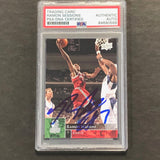 2009-10 Upper Deck Basketball #105 Ramon Sessions Signed AUTO PSA Slabbed Bucks