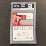 2009-10 Upper Deck Basketball #225 Chase Budinger Signed Card AUTO PSA/DNA Slabbed Rockets