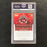 2012-13 Panini Brilliance #290 Jonas Valanciunas Signed Card AUTO 10 PSA Slabbed Raptors