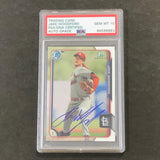 2015 Bowman Chrome #BCA-JW Jake Woodford Signed Card AUTO 10 PSA Slabbed Cardinals