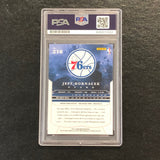 2012-13 Panini Brilliance #216 Jeff Hornacek Signed AUTO 10 PSA Slabbed 76ers