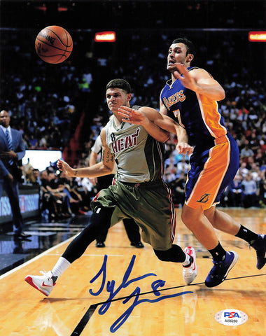Tyler Johnson signed 8x10 photo PSA/DNA Miami Heat Autographed