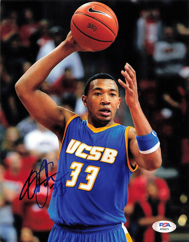 Orlando Johnson signed 8x10 photo PSA/DNA UC Santa Barbra Autographed