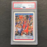 2007-08 Topps Basketball #130 Sam Cassell Signed Card AUTO PSA Slabbed Clippers