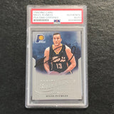 2012-13 Panini Brilliance #275 Miles Plumlee Signed Card AUTO PSA Slabbed Pacers