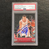 2013-14 Panini Basketball #63 Chandler Parsons Signed Card AUTO PSA/DNA Slabbed Rockets