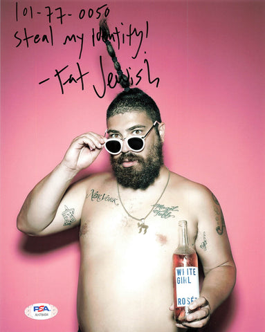 The Fat Jewish signed 8x10 photo PSA/DNA Josh Ostrovsky Autographed