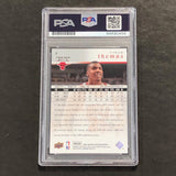 2008-09 Upper Deck Basketball #9 Tyrus Thomas Signed Card AUTO PSA Slabbed Bulls