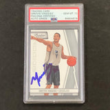 2010-11 Panini Prestige #237 Greivis Vasquez Signed AUTO 10 PSA Slabbed Grizzlies