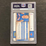 2009-10 Panini Studio #96 David Lee Signed Card AUTO PSA Slabbed Knicks