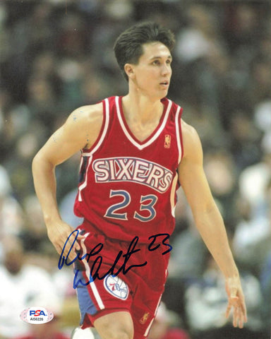 Rex Walters signed 8x10 photo PSA/DNA Philadelphia 76ers Autographed