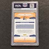 2009-10 Panini Basketball #82 Brandon Rush Signed Card AUTO PSA Slabbed Pacers