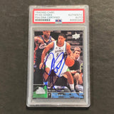 2009-10 Upper Deck Basketball #111 Ryan Gomes Signed Card AUTO PSA Slabbed Timberwolves