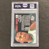 1999-00 Skybox Dominion #57 Lindsey Hunter Signed Card AUTO PSA Slabbed Pistons