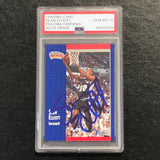 1991-92 Fleer #185 Sean Elliott Signed Card Auto 10 PSA Slabbed Spurs