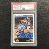 2014-15 NBA Hoops #7 JaVale McGee Signed AUTO 10 PSA Slabbed Nuggets