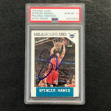 2015-16 NBA Hoops #238 Spencer Hawes Signed Card AUTO 10 PSA/DNA Slabbed Hornets