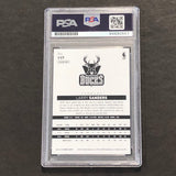 2013-14 Panini NBA Hoops #117 Larry Sanders Signed Card AUTO PSA/DNA Slabbed Bucks